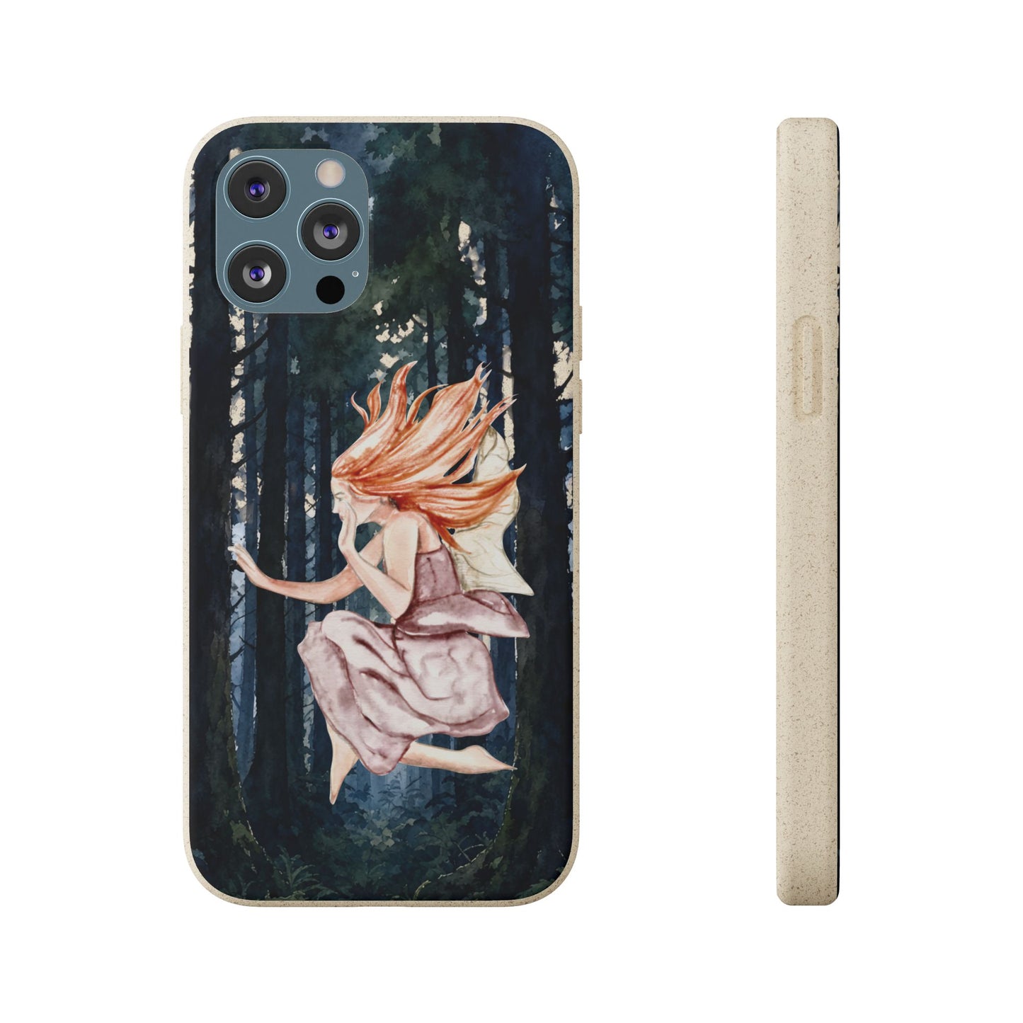 Fairy Forest Biodegradable Phone Case — Enchanted Woodland Art