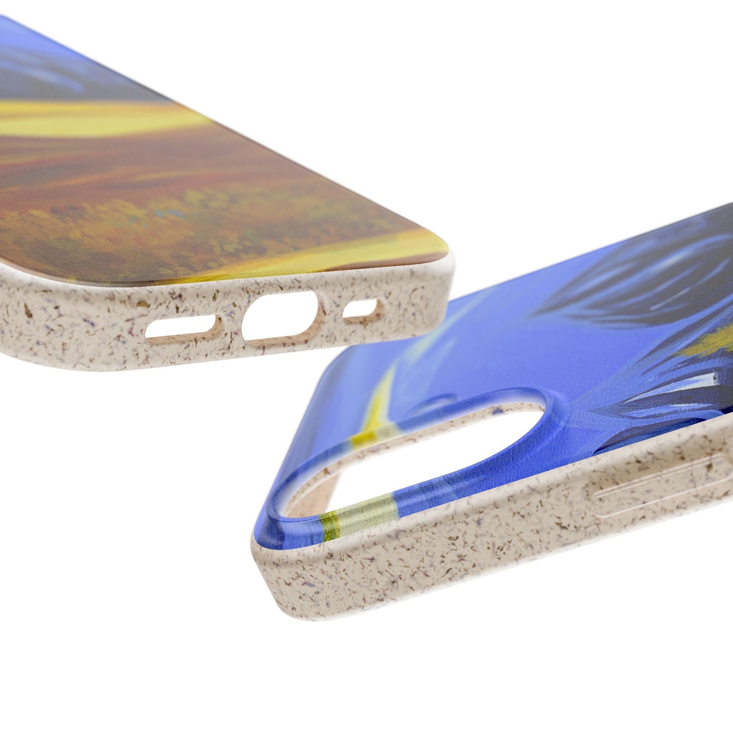 Biodegradable Phone Case — Mountain Meadow Landscape in Iceland Eco-Friendly iPhone Cover
