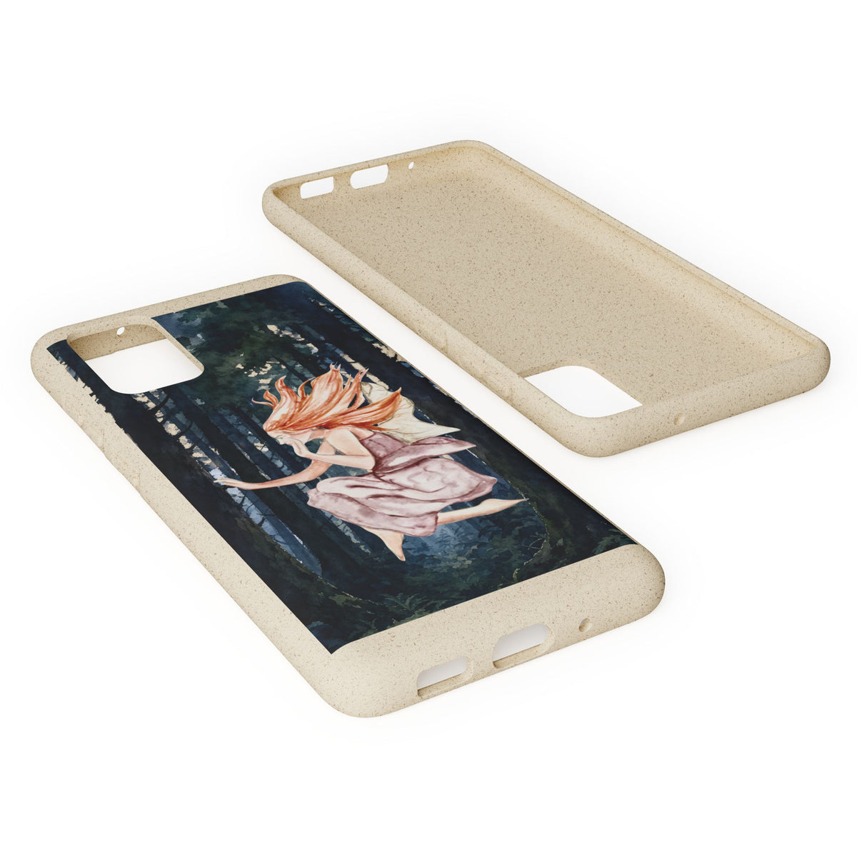 Fairy Forest Biodegradable Phone Case — Enchanted Woodland Art