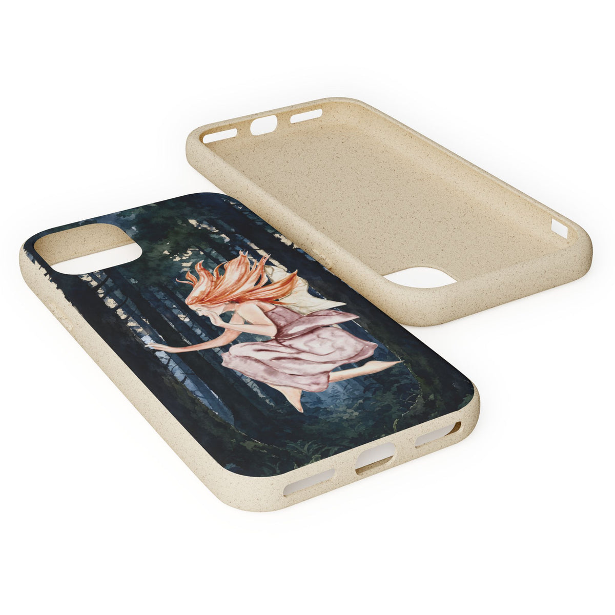 Fairy Forest Biodegradable Phone Case — Enchanted Woodland Art