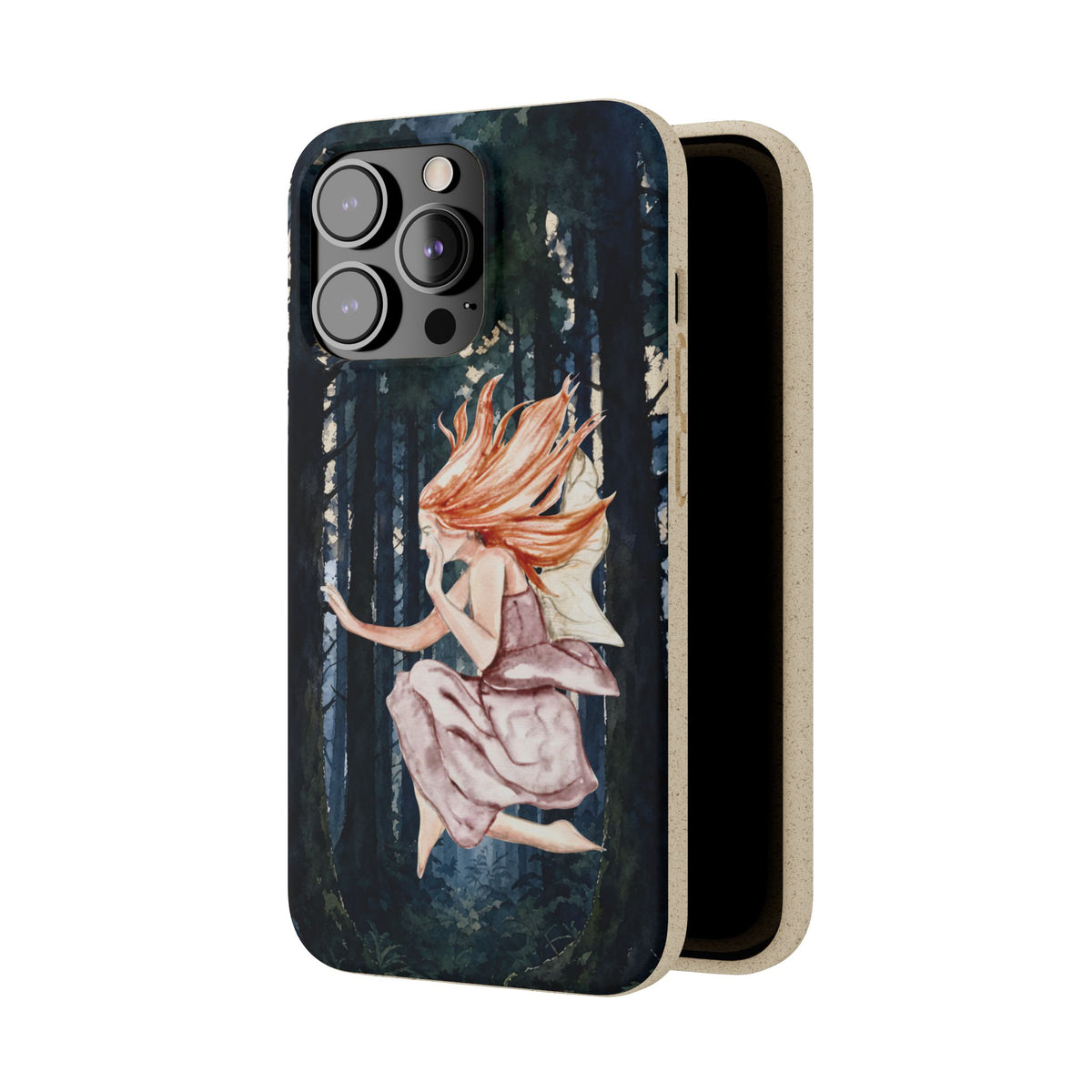 Fairy Forest Biodegradable Phone Case — Enchanted Woodland Art
