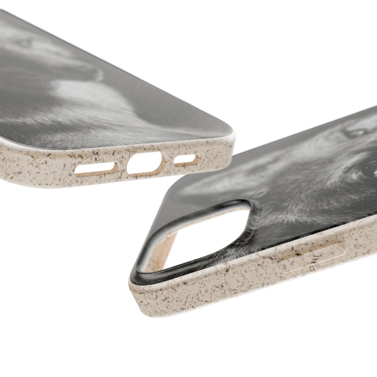 Wolf Portrait Biodegradable Phone Case — Eco-Friendly iPhone Cover