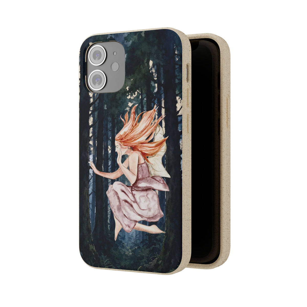 Fairy Forest Biodegradable Phone Case — Enchanted Woodland Art