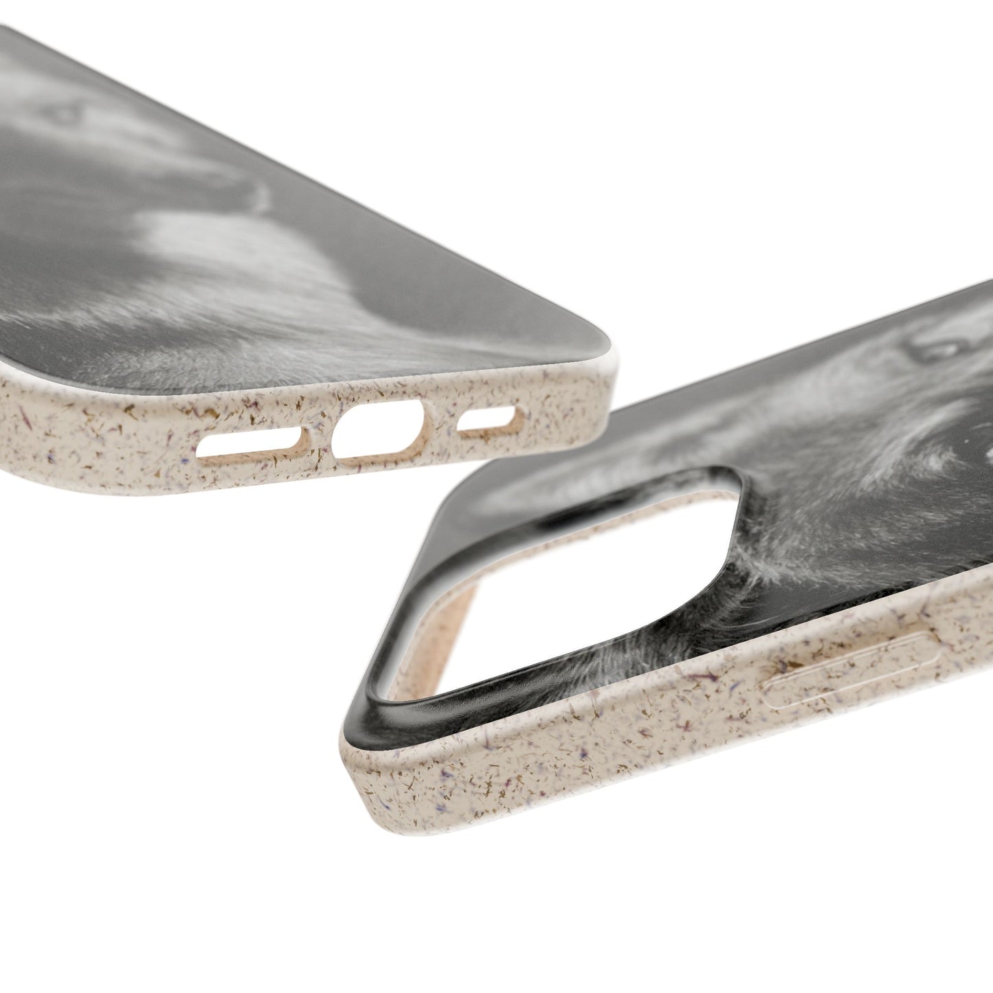 Wolf Portrait Biodegradable Phone Case — Eco-Friendly iPhone Cover