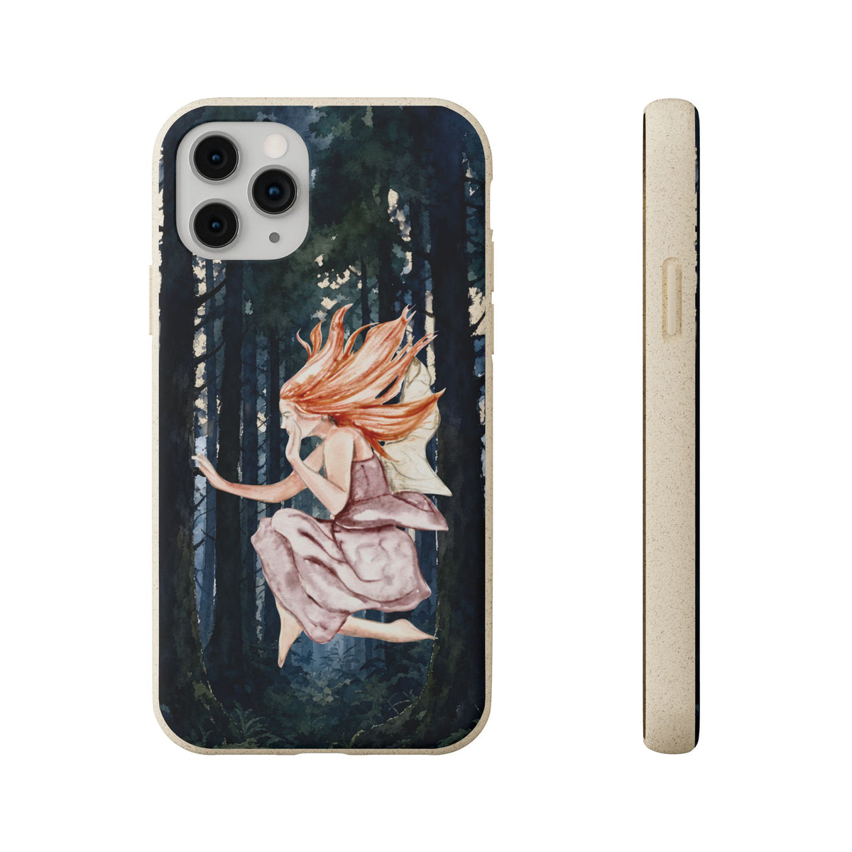 Fairy Forest Biodegradable Phone Case — Enchanted Woodland Art