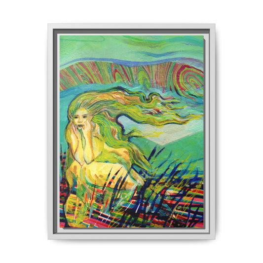 North Wind Matte Canvas Framed Art — Colorful Dream Wall Decor
