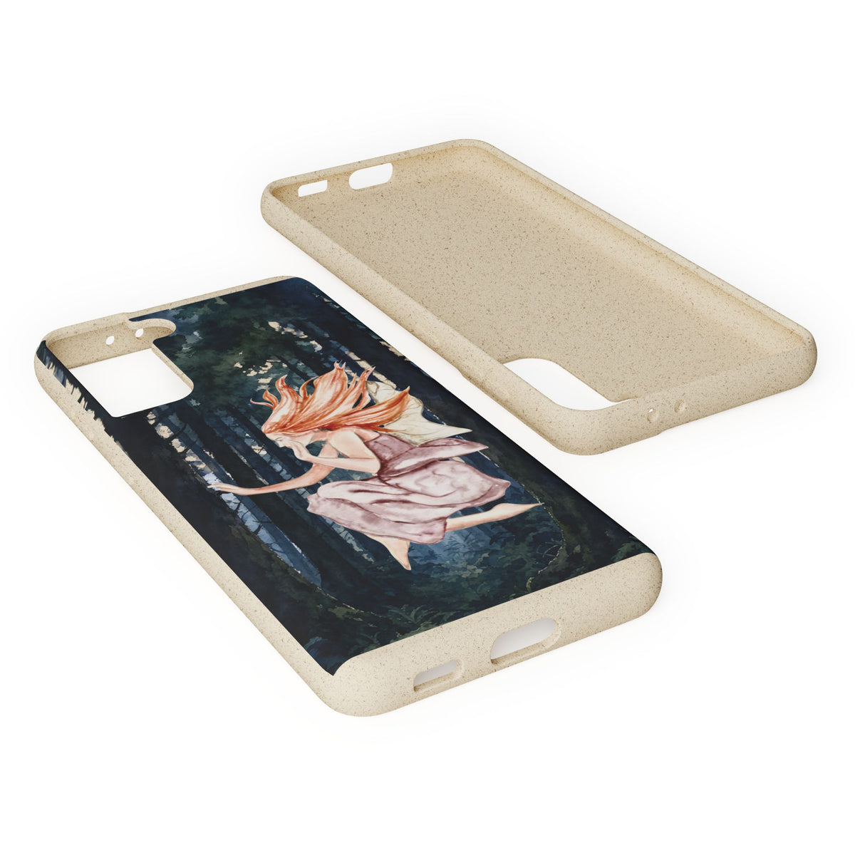 Fairy Forest Biodegradable Phone Case — Enchanted Woodland Art
