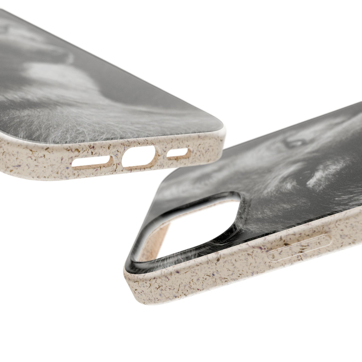 Wolf Portrait Biodegradable Phone Case — Eco-Friendly iPhone Cover