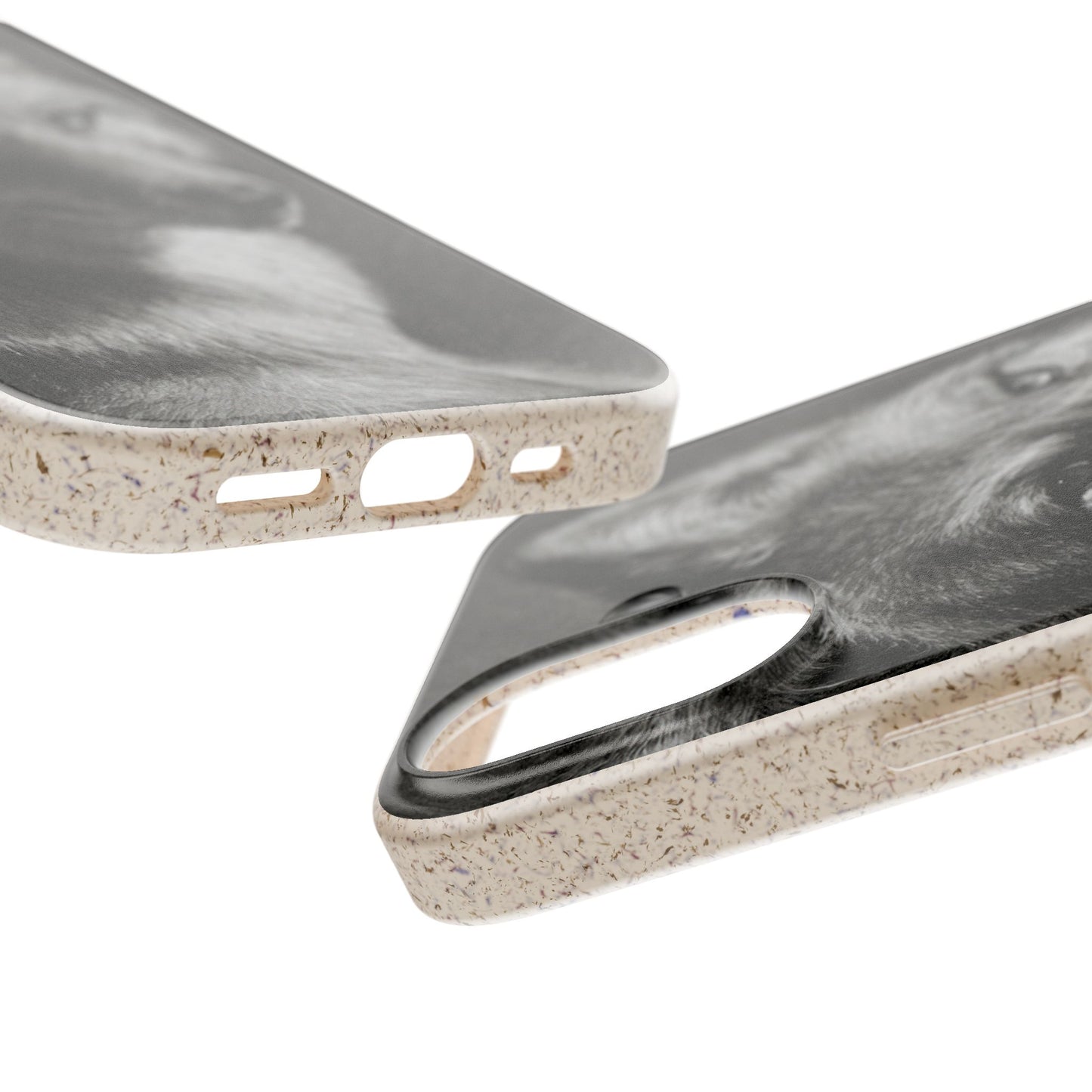 Wolf Portrait Biodegradable Phone Case — Eco-Friendly iPhone Cover