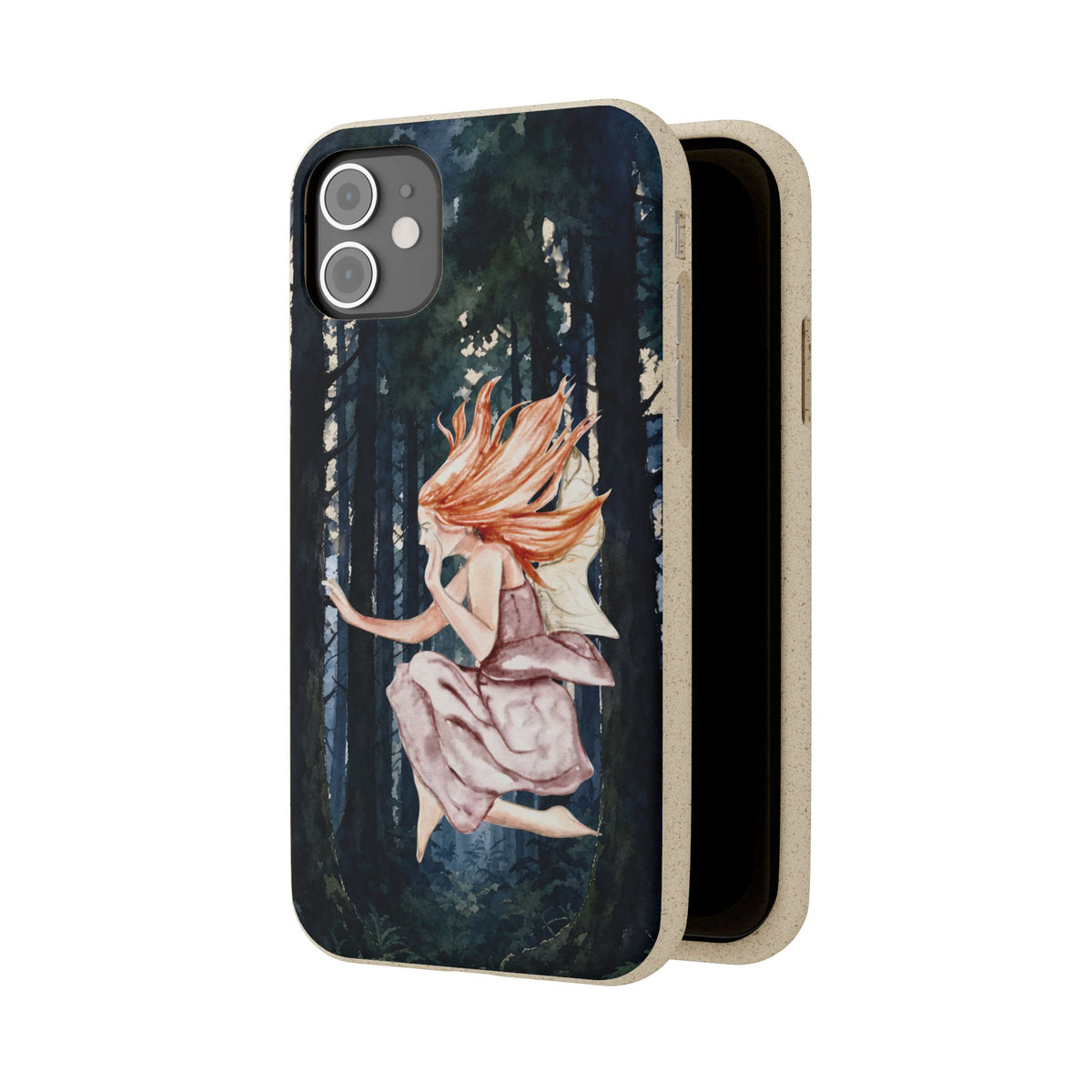 Fairy Forest Biodegradable Phone Case — Enchanted Woodland Art