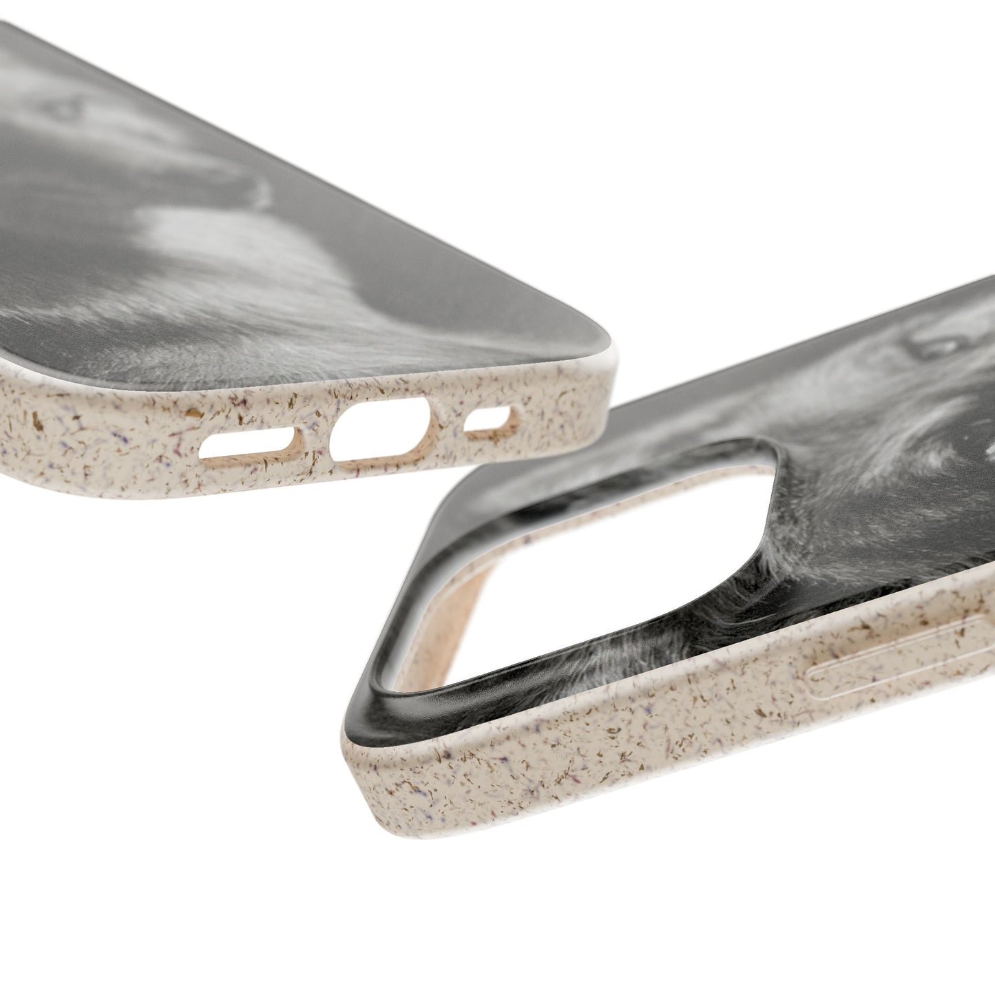 Wolf Portrait Biodegradable Phone Case — Eco-Friendly iPhone Cover