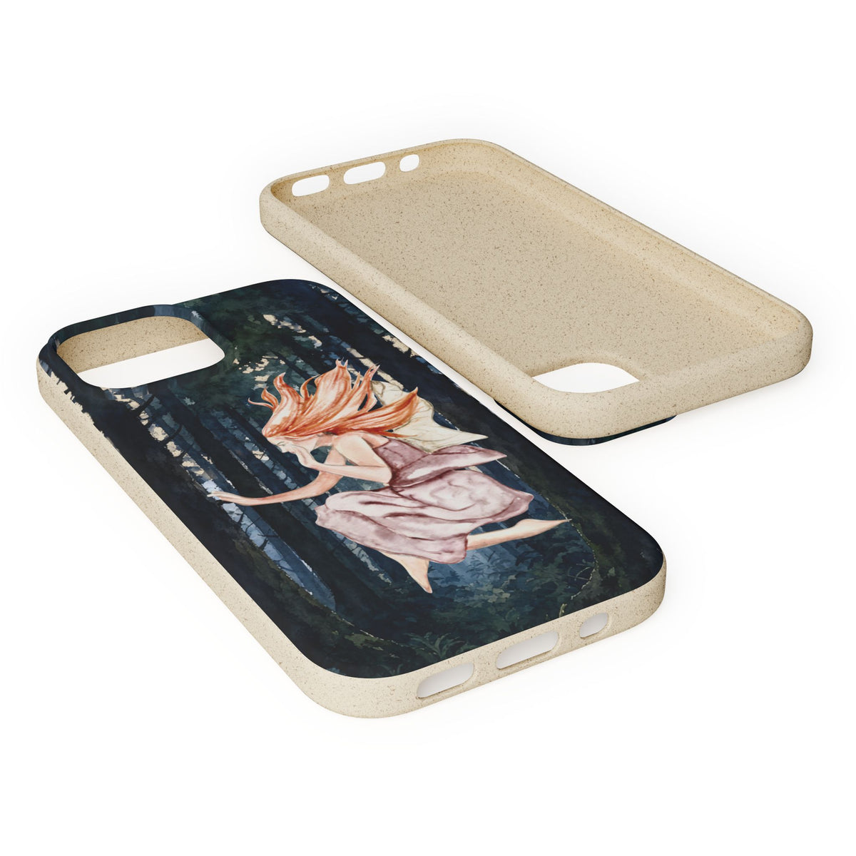 Fairy Forest Biodegradable Phone Case — Enchanted Woodland Art