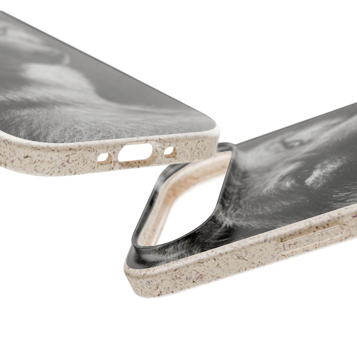 Wolf Portrait Biodegradable Phone Case — Eco-Friendly iPhone Cover