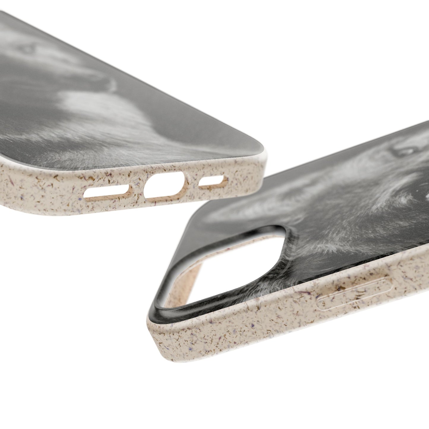 Wolf Portrait Biodegradable Phone Case — Eco-Friendly iPhone Cover