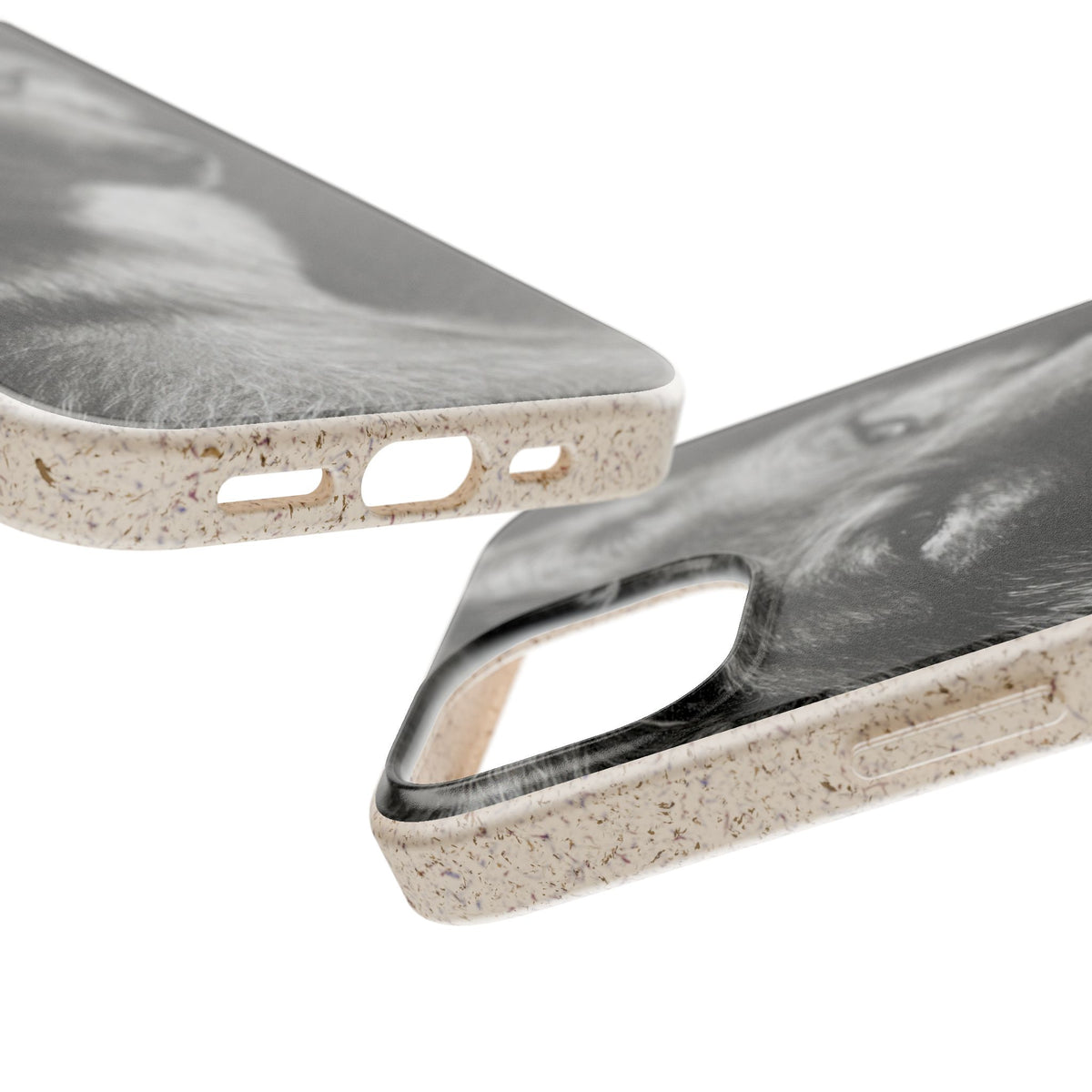 Wolf Portrait Biodegradable Phone Case — Eco-Friendly iPhone Cover