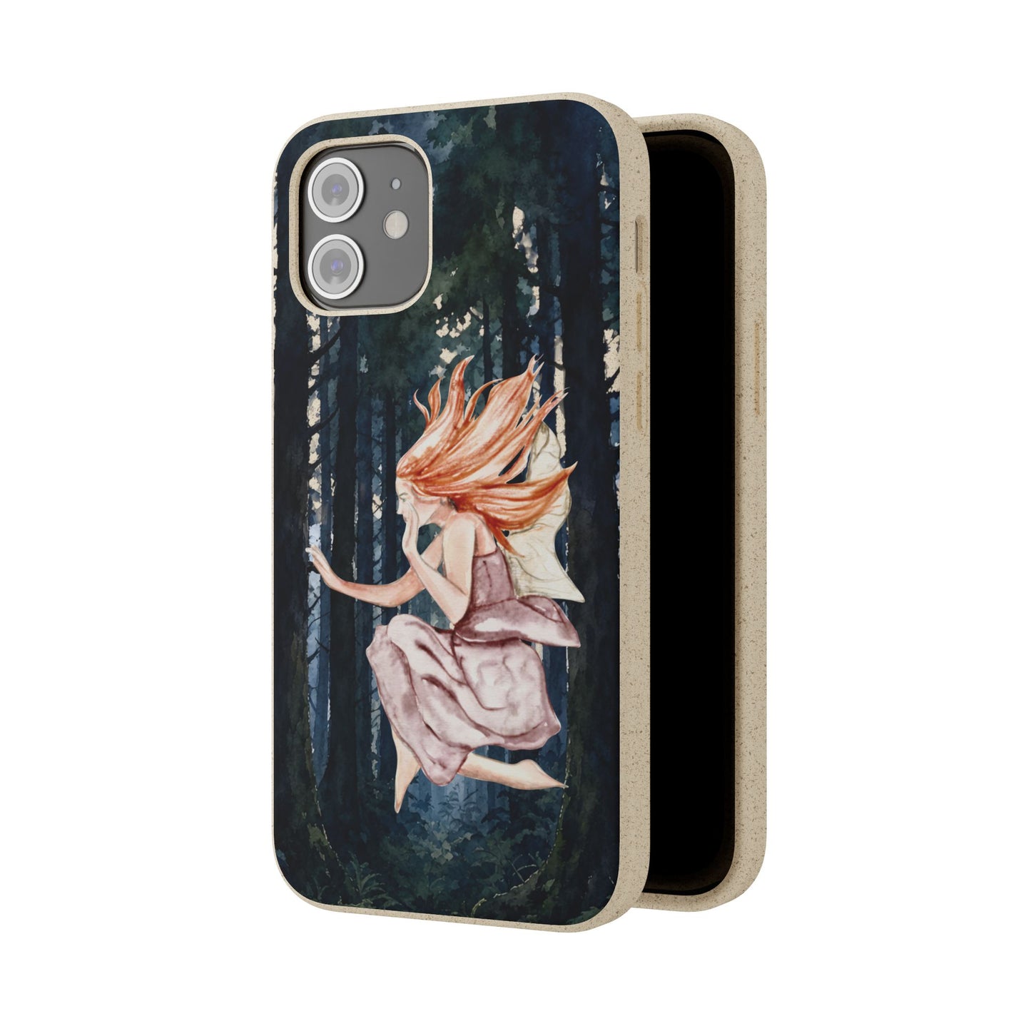 Fairy Forest Biodegradable Phone Case — Enchanted Woodland Art